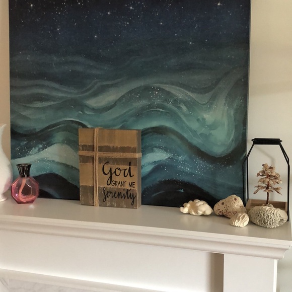 God grant me serenity wall plaque. 9.5 by 12 inches - Picture 2 of 6